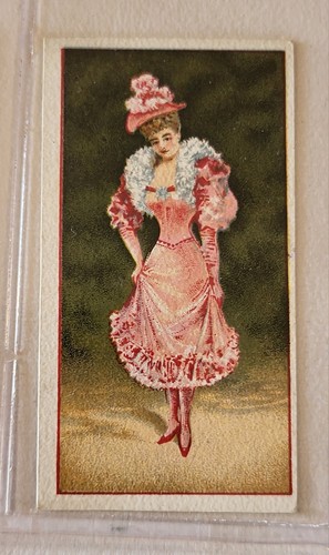 VERY RARE 1899 CLB Proof set x12 Pretty Girls Richmond Cavendish cigarette cards - Picture 8 of 18