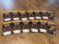 Lot of 11 2026 McDonald s Hello Kitty x Godzilla Happy Meal Boxes Used