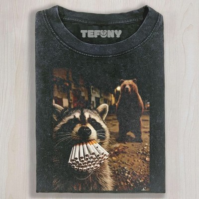 WEATERN RACCOON UNISEX TEE