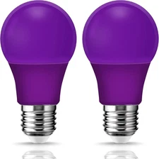 2pack Led Ultraviolet Black Light Uv Bulb Glow in the Dark Ultra Violet Neon NEW