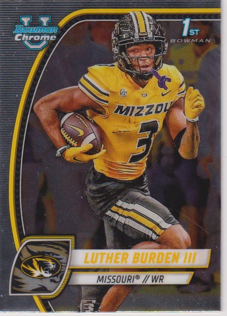 2024 Bowman University Chrome #123 Luther Burden III
