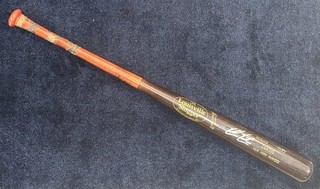 CHAD CURTIS 97 98 SIGNED GAME USED LS 125 BAT MODEL T141 NY YANKEES 2X WS CHAMP!