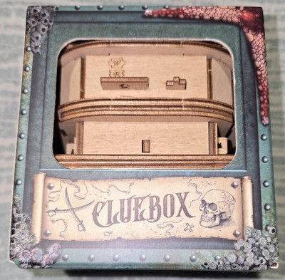 IDventure ClueBox Davy Jones Locker Escape Room Game 3D Wood Puzzle Box Clue Box