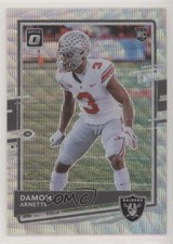 2020 Panini Donruss Optic Rookies Wave Prizm 66/199 Damon Arnette #106 0c6