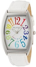 Frank Miura Zero Unit Greco-Roman Style Leather Strap Colorful White FM00K-CRW