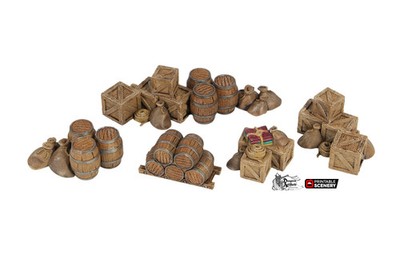 Cargo Piles - The Lost Islands - Printable Scenery 15mm 28mm 32mm Wargaming Terr