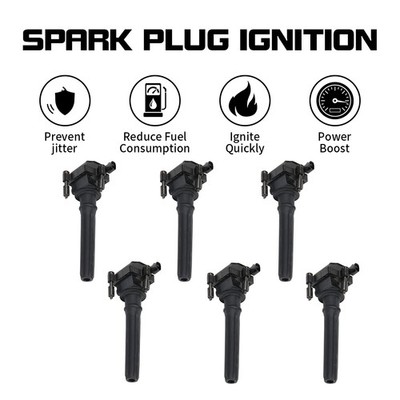 6X Ignition Coils for Chrysler 300 2005 Pacifica 2004-2006 Concorde 1998-2004
