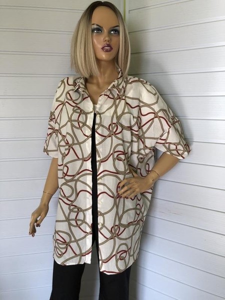 Women Peter Hahn Shirt White Cotton 44 / XXL / 52 #C7ZG