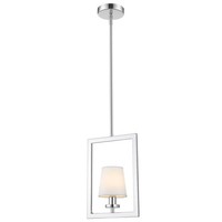 HäNgeleuchte Chrom Weiß B: 25 Cm Metall Stoff E14 Pendelleuchte Esszimmer