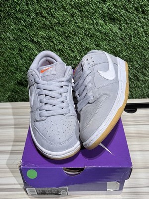 Size 8.5M/10W - Nike SB Dunk Low Pro ISO Orange Label Wolf Grey Gum Sz 8.5M DV54