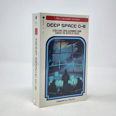 Deep Space D-6 Tau Leader Games Tony Go Design Solitaire Game Factory Sealed-NEW