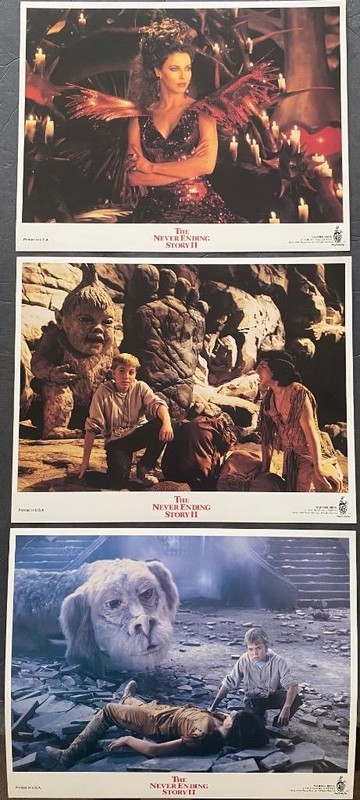 NEVERENDING STORY 2  (5) LCs   an all new adventure! original cads 1990  21