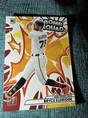 2026 Panini Donruss Baseball Bryce Eldridge Bomb Squad Rookie Card/Logo - Giants