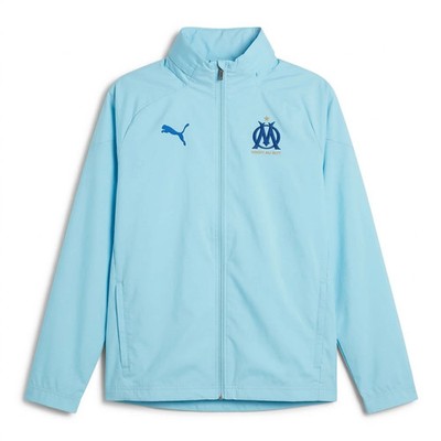 Puma Vintage Olympique Marseille Track Jacket Hellblau Rare (M)