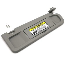 Ezzy Auto Gray Right Passenger Sun Visor For Honda Civic 2006-2011 Ex Lx Si Coup