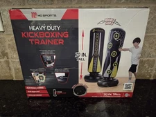 MD Sports Heavy Duty 70 inch Inflatable Kickboxing Trainer Free Standing Bag OB