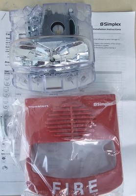 Simplex 4906-9127 Wall Mount Horn Strobe Red