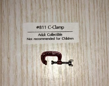 MINIATURE DOLLHOUSE 1:12 SCALE C-CLAMP BY SIR THOMAS THUMB - 811