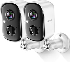 Security Cameras Wireless Outdoor, 2K Color Night Vision AI Motion Detection ...