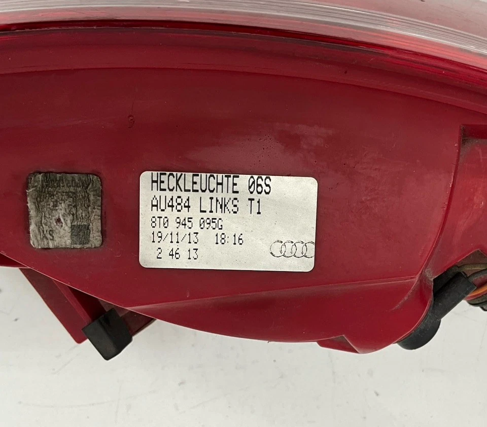 2014 AUDI A5 правый внешний задний фонарь 8T0945096G OEM - Изображение 4 из 4