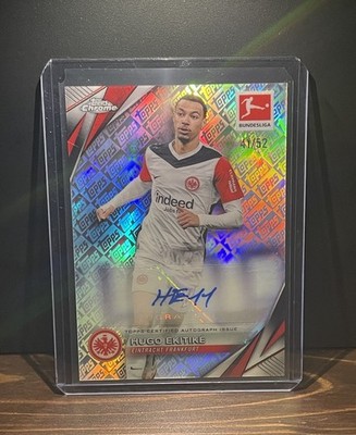 Autographs - League Premier Chrome Topps 2025-26 サインROOKIE auto EKITIKE Chrome Topps ひ*ろ様 Hugo #CA Ekitike その他