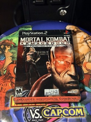 Mortal Kombat Armageddon Premium Edition Kano Playstation 2 PS2 W/ Manual-Tested