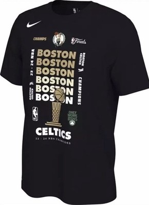Boston Celtics Nike 2024 NBA Final Champions Celebration Expressive T-Shirt XL