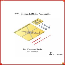 ETmodel P35-271 1/35 WWII German 1.8M Star Antenna Set for Command Tanks