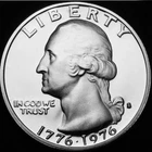 1976-S Washington Quarter 40% SILVER Bicentennial US Coin GEM UNCIRCULATED B184