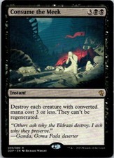 Magic the Gathering Consume the Meek Duel Decks: Zendikar vs. Eldrazi MTG