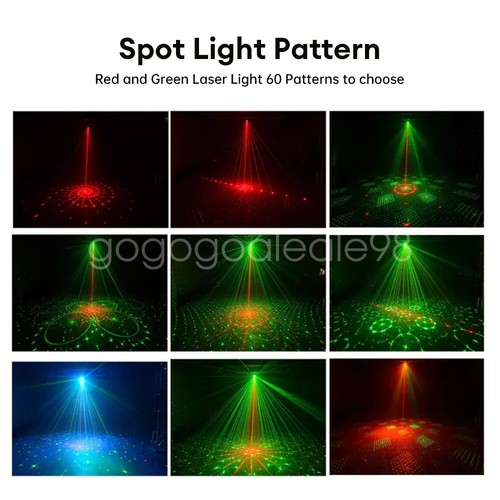 60-Mode DJ Disco Party Stage Lighting Laser Projector LED RGB KTV Event Light - Picture 6 of 16