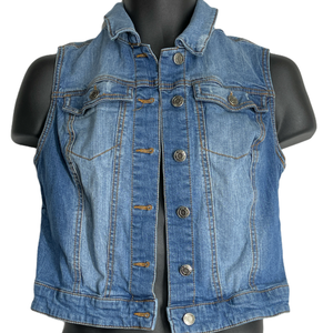 mossimo denim vest