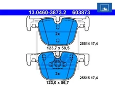 Brake pad set, disc brake Ate 13.0460-3873.2 for BMW