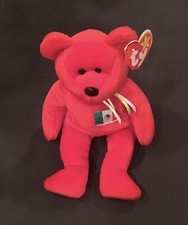 Collectors 1999 TY Beanie Baby  s Bear Osito  Tags With Errors And Hologram