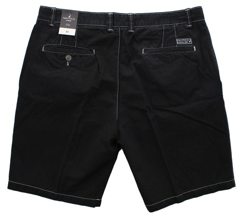 Nautica Men's Clipper Shorts Relaxed Fit, Flat Front Bermuda Deck, Multi Pockets - Picture 11 of 72