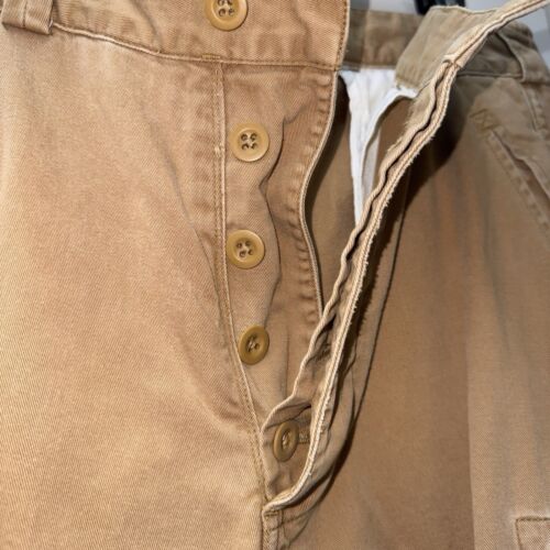 POLO Ralph Lauren Men’s VINTAGE Khaki Cargo Pants Size 33 EUC - Picture 9 of 18