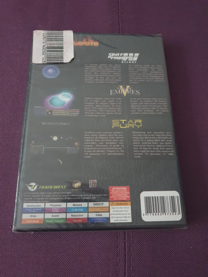 Space Empires Anthologie 4 5 IV V Star Fury 3 games Run on Windows 7 and 11 Rare - Image 2 of 2