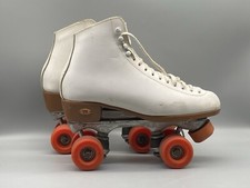 Vintage Riedell Roller Derby Roller Skates Women s Size 8.5 88958 121 6V White