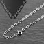 thumbnail 1 - Real 925 Sterling Silver Necklace 3.0mm Love Heart Link Chain 13-30" Stamped
