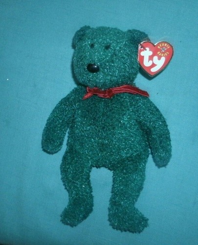 2001 holiday teddy ty