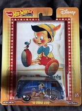 2019 Hot Wheels Premium Disney Pinocchio 1/5 '66 DODGE A100 Dark Blue w/RR 5 Sp