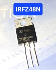 2pcs IRFZ48N IRFZ48 MOSFET Power Transistor Fast Switching HEXFET 64A 55V USA