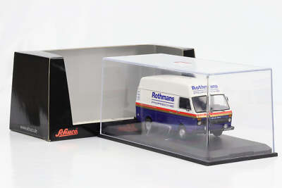 【Schuco】Volkswagen LT Rothmans PORSCHE 1:43 VW LT Kasten mit Hochdach Rothmans-Porsche weiss-blau Schuco