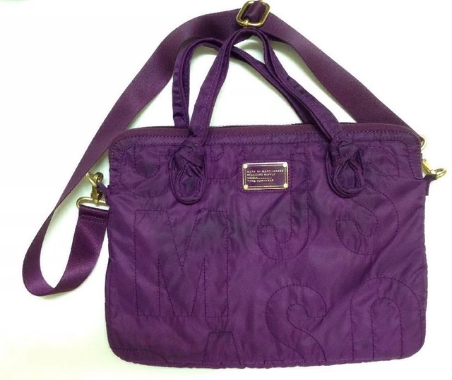 Marc By Marc Jacobs Standard Supply Nylon Laptop Bag 15” Purple