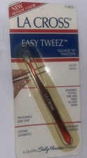 Sally Hansen La Cross Easy Tweez Square Tip Tweezers 71823- NEW