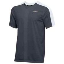 Nike Womens Vapor Select Full Button Softball Jersey - AV6719 061 - Grey - Sz: M