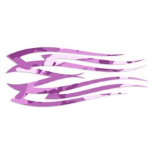 Tribal Pinstripe Flames - Decal Sticker - Multiple Patterns Sizes - Ebn7406