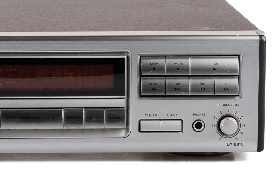 Onkyo DX-6810 CD Player silber / gewartet 1 Jahr Garantie [2] - Bild 3 von 4