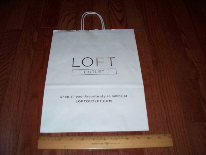 Loft Gift/Paper Bag Size 12.5x10x5"
