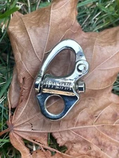 KYLINK Snap Shackle Fixed Eye Branded  EDC Carabiner Keychain Key Silver